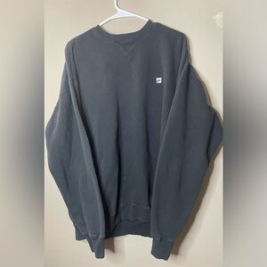Fila Men's Black Crewneck Sweater Size XL